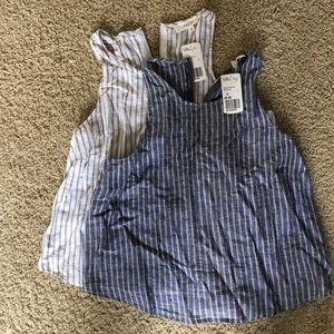 COPY - Forever 21 NWT set of 2 linen blue and whi…